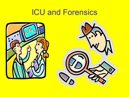 ICU and Forensics. 1.Describe information which should be consistently communicated by healthcare providers for those patients thought to be injured due.