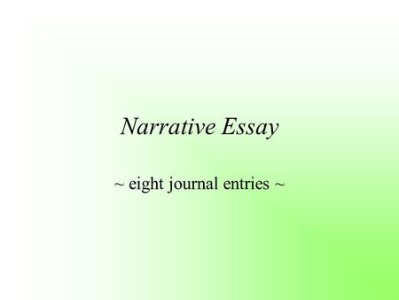 Narrative Essay ~ eight journal entries ~. Cluster Graph What is good about a cluster graph (bubble graph, idea web) is that you don’t have to limit yourself.