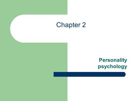 Chapter 2 Personality psychology. Topics of the subject What is personality? Personality Determinants Personality Types Personality theories (more than.