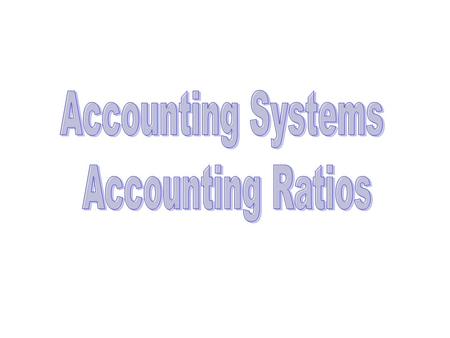 Parts of a Financial Statement 1.Statement of Income 2.Balance Sheet 3.Statement of Cash Flow 4.Statement of Stockholders’ Equity.