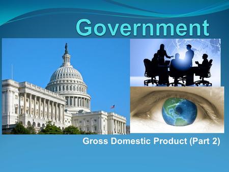 Gross Domestic Product (Part 2). Real versus Nominal GDP Inflation can distort economic variables like GDP, so we have two versions of GDP: One is corrected.