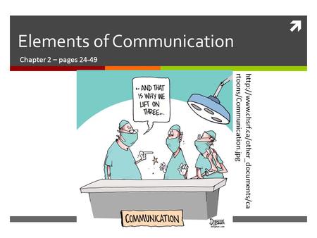  Elements of Communication Chapter 2 – pages 24-49  rtoons/Communication.jpg.