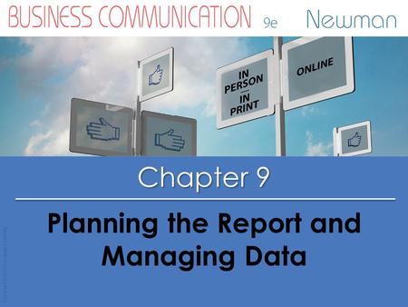 Planning the Report and Managing Data