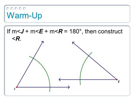 Warm-Up If m