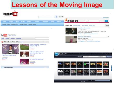 Lessons of the Moving Image. Digital Storytelling link  BL4Thttp://wimmeraict.wikispaces.com Communicating messages Students.