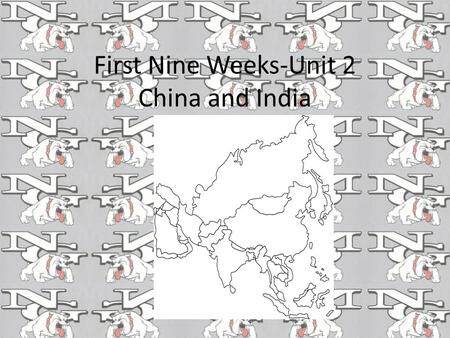 First Nine Weeks-Unit 2 China and India The Great leap Forward stressed what in China? Extensive commercial farming & manufacturing.