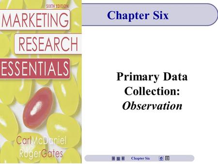 Primary Data Collection: Observation Chapter Six.