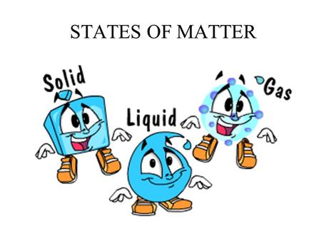 STATES OF MATTER.