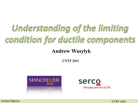 Andrew Wasylyk UNTF 2011 Andrew Wasylyk UNTF 2011.