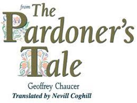 What is a Pardoner? A person licensed to sell papal pardons or indulgences. They took indulgences, money, from the people which would then act as repayment.