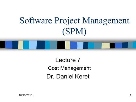 Software Project Management (SPM)