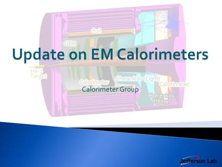 Calorimeter Group. SoLID Collaboration Meeting 2.