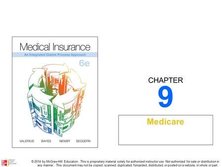 CHAPTER © 2014 by McGraw-Hill Education. This is proprietary material solely for authorized instructor use. Not authorized for sale or distribution in.