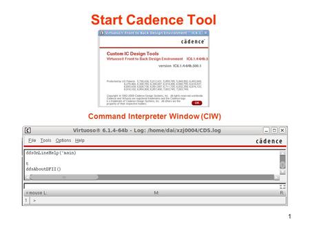 Command Interpreter Window (CIW)