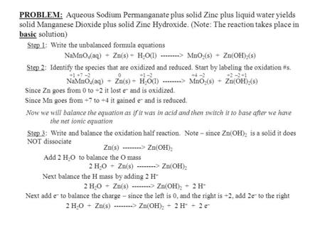 Step 1: Write the unbalanced formula equations