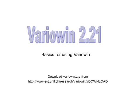 Download variowin.zip from