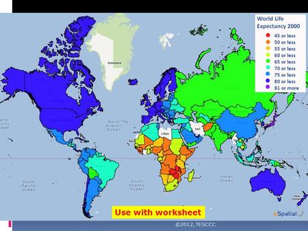 ©2012, TESCCC Use with worksheet. How are humans affected by their environment?