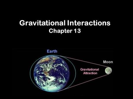 Gravitational Interactions