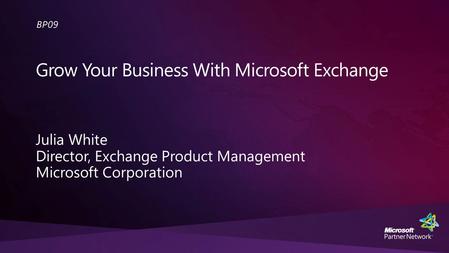 demonstrate the value of Exchange 2010 counter ‘good enough’ objections.