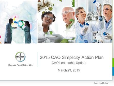 2015 CAO Simplicity Action Plan