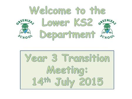 The Teachers working in the team are : Miss L King: Kestrel Class Mrs A Youdan / Mrs S Wallace: Puffin Class Mr D White: Willet Class Miss J Russell.