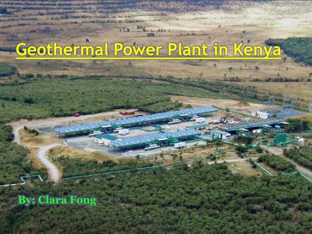 Geothermal Power Plant in Kenya