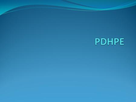 IMPORTANTS OF PDHPE IN PRIMARY SCHOOL It is important for young children in australia to develop better way of life due to many as of them being classify.