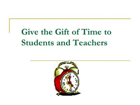 Give the Gift of Time to Students and Teachers. Leadership Leadership is at the heart of effective literacy instruction. Wolf, Borko, Elliot, and McIver.