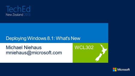 WCL302. OS DeploymentApp Deployment Infrastructure Deployment.