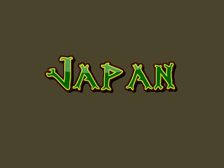 Japan Japan is an archipelago of over 6,000 islands Four largest islands are Hokkaido, Honshu, Kyushu, and Shikoku Most dominant feature: Mount Fuji.