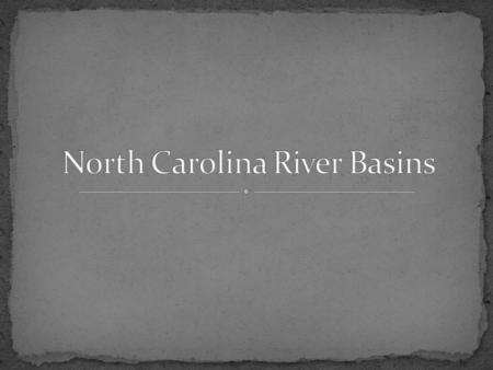 North Carolina River Basins