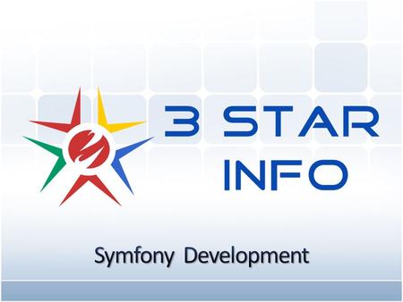 www.3stargroup.com Symfony web development framework is used to develop rapid, complex and large scale web applications faster and in an effective way.