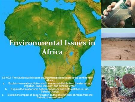 Environmental Issues in Africa