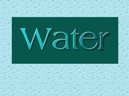 Oxygen shares its two unpaired electrons with two hydrogen atoms Water’s Molecular Structure: