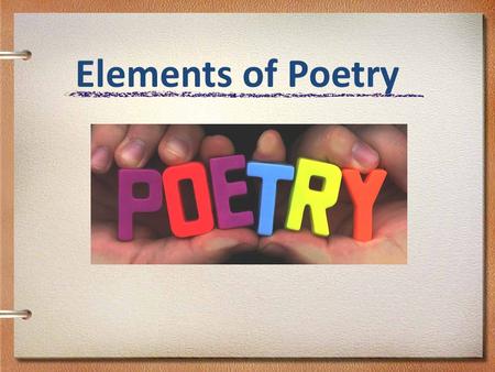 Elements of Poetry. POETIC DEVICES Alliteration Definition: When the beginning sounds of words repeat in a line of poetry or a sentence. Example: If.