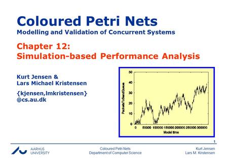 Kurt Jensen Lars M. Kristensen 1 Coloured Petri Nets Department of Computer Science Coloured Petri Nets Modelling and Validation of Concurrent Systems.