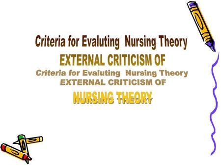 When you judge ( evaluate ) a theory, you have to :- 1) differentiate between aspects of your personal preference & elements of flawed (not perfect.