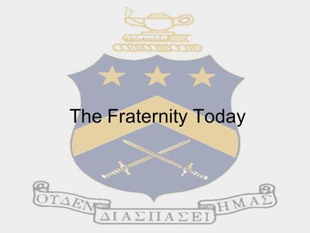 The Fraternity Today. Headquarters We are members of a national fraternity with chapters on college campus across America The National Office of Pi Kappa.