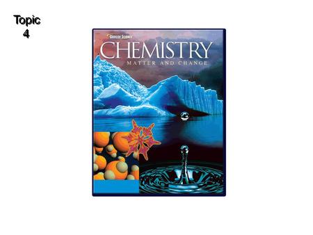 Topic 4 Topic 4 Topic 4: Matter—Properties and Change Table of Contents Topic 4 Topic 4 Basic Concepts Additional Concepts.