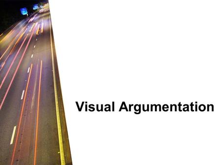 Visual Argumentation.