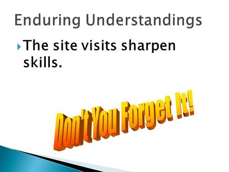  The site visits sharpen skills..  Skills such as reading to a child are transferable to many careers.  Literature is a valuable tool to a child’s.