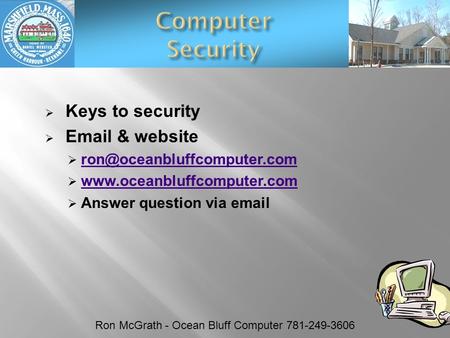  Keys to security   & website      