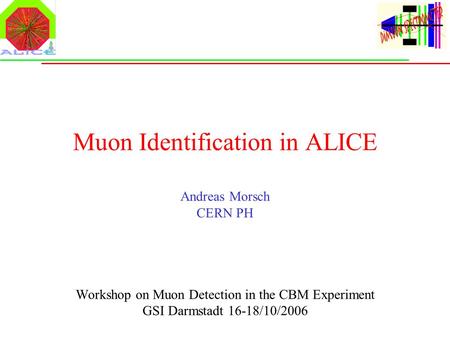 Muon Identification in ALICE