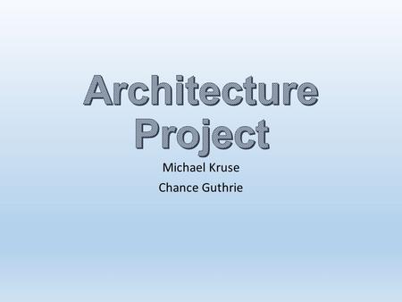 Michael Kruse Chance Guthrie If we use the money wisely then the specifications of the house will be met. And we could build a house that meets the requirements.