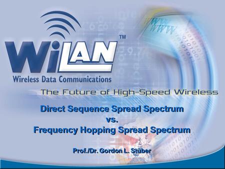 Direct Sequence Spread Spectrum vs