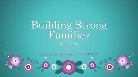 Building Strong Families