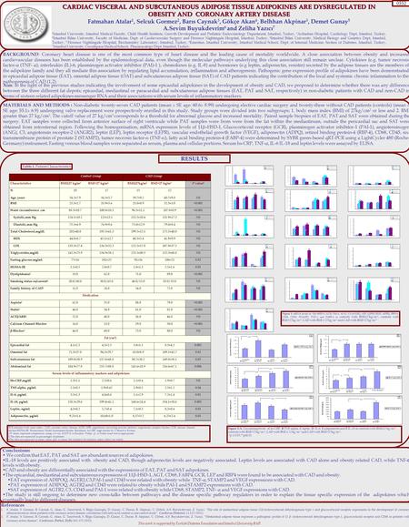 MATERIALS AND METHODS : Non-diabetic twenty-seven CAD patients (mean ± SE age: 60.6± 8.99) undergoing elective cardiac surgery and twenty-three without.