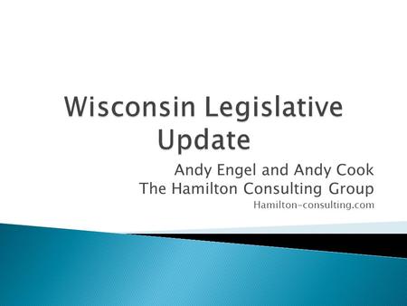 Andy Engel and Andy Cook The Hamilton Consulting Group Hamilton-consulting.com.