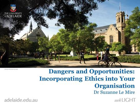 Today What is the best way to ‘create’ an ethics system and culture within your organisation? Conventional wisdom says that ethics is top-down, but is.