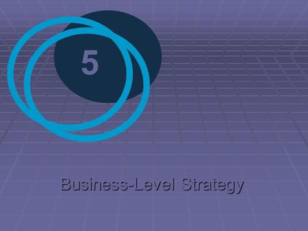 Copyright © 2008 The McGraw-Hill Companies, Inc. All rights reserved. McGraw-Hill/Irwin Strategic Management: Text and Cases, 4e 5 Business-Level Strategy.